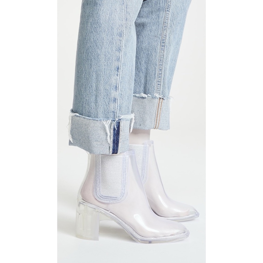 Jeffrey Campbell Hurricane Clear Vinyl Rain Boots
